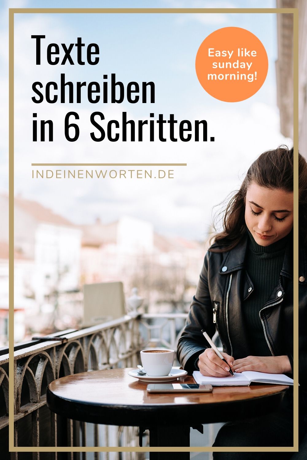 Schreibe einen einzigartigen Text – in nur 6 Schritten. In diesem Blogartikel erhältst Du eine Anleitung, die alle wichtigen Schritte beschreibt, z.B. recherchieren, den roten Faden und einen Titel finden, gliedern und lektorieren (lassen). Tschüss Schreibblockade! #indeinenworten