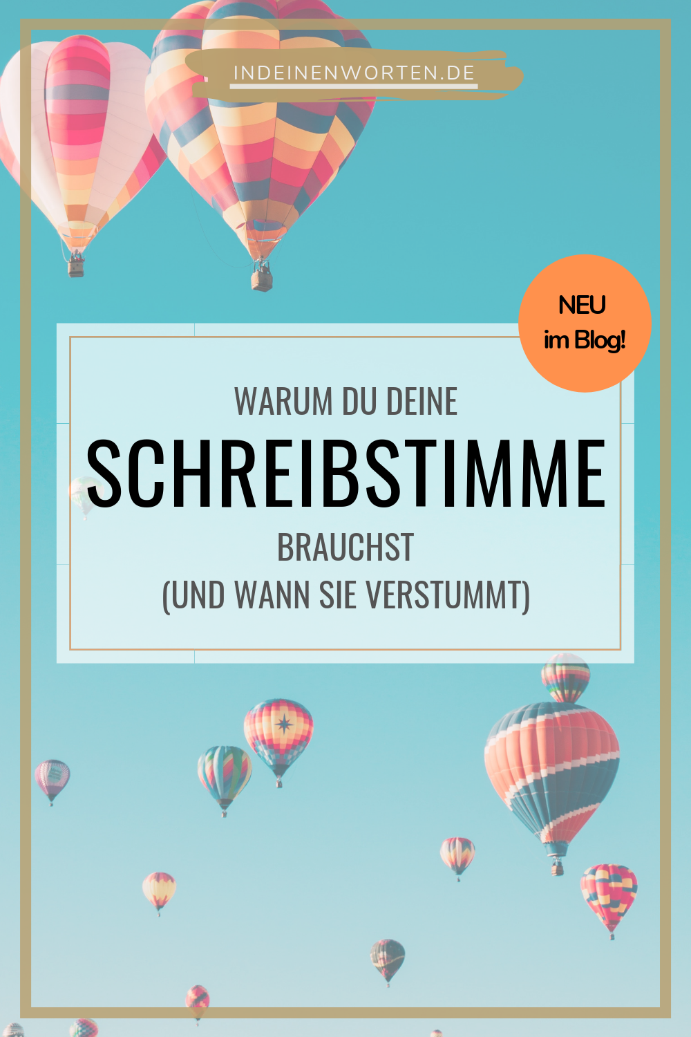 Deine Texte klingen austauschbar? Lass Deine Schreibstimme nicht verstummen! So stärkst Du sie und schreibst einzigartige Texte. #indeinenworten