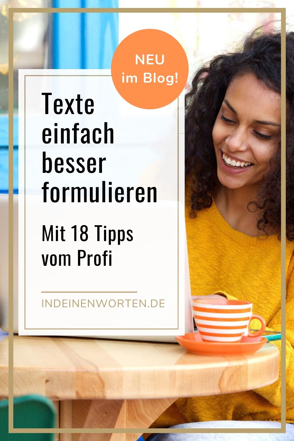 Bessere Formulierungen, Sätze und Wörter: Mit 18 effektiven Schreibtipps vom Profi verbesserst Du Deinen Schreibstil und machst mehr aus Deinen Texten. Schnapp Dir Deinen Text und los geht's mit dem Überarbeiten! #indeinenworten