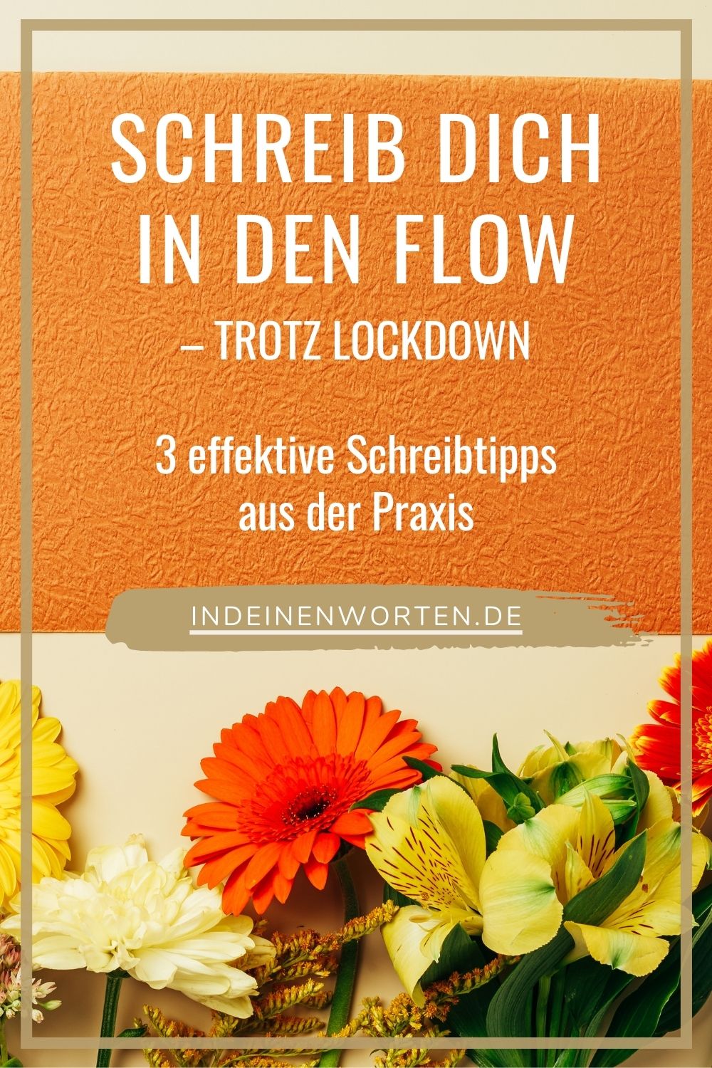 Im Lockdown brechen Schreib-Themen und Inspirationsquellen weg. 3 Schreibtipps aus meinem Autorinnen-Alltag helfen Dir, die Schreibblockade zu lösen und wieder in den Flow zu kommen. #indeinenworten