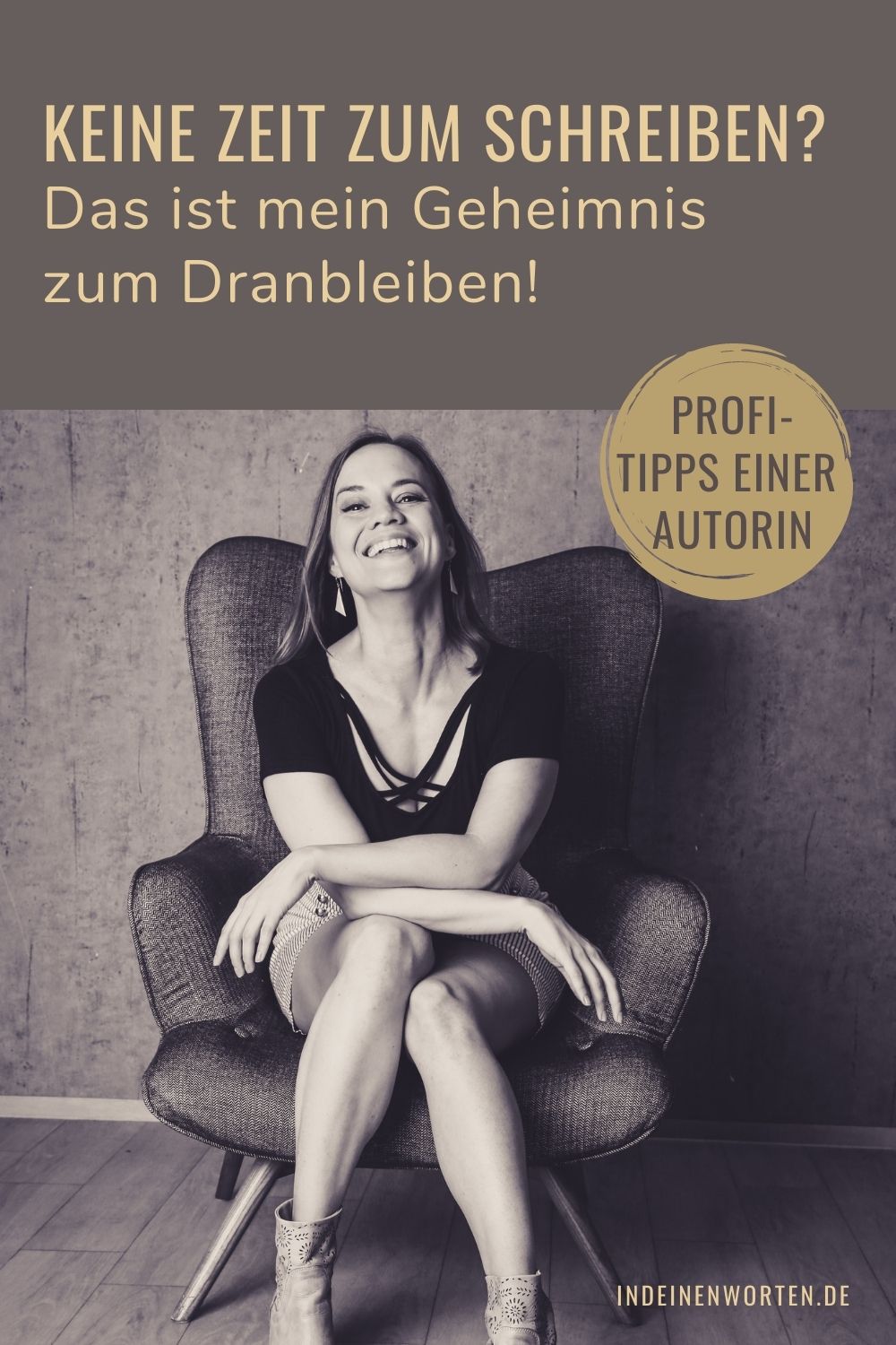 Der wahre Grund, warum Du keine Zeit zum Schreiben hast 1 Wie findest Du Zeit zum Schreiben? Nicht mit besserem Zeitmanagement oder einem neuen Produktivitätstool. Hier erfährst Du, wie ich als Autorin wirklich dranbleibe. Und wie auch Du Dir das Schreiben zur regelmäßigen Gewohnheit machen kannst. #indeinenworten