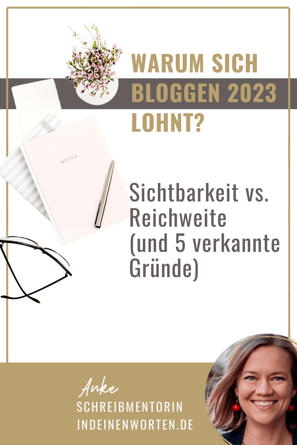 Warum sich Bloggen 2023 lohnt: 5 unterschätzte Gründe 4 Blog-Artikel veröffentlichen, um sichtbarer zu werden? Funktioniert immer seltener. 5 unterschätzte Gründe, warum sich ein Blog für Berater*innen, Trainer*innen und Coaches trotzdem lohnt. #indeinenworten